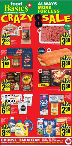 Preview of leaflet Weekly flyer / circulaire from shop Food Basics is valid from Aug 14, 2025