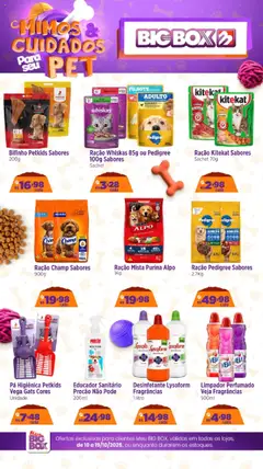 Pré-Visualização do folheto "Ofertas Pet" da loja Big Box válido a partir de 10/10/2025