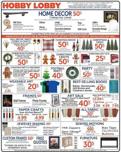 Ad Preview of Hobby Lobby Weekly Ad from 10/05/2025