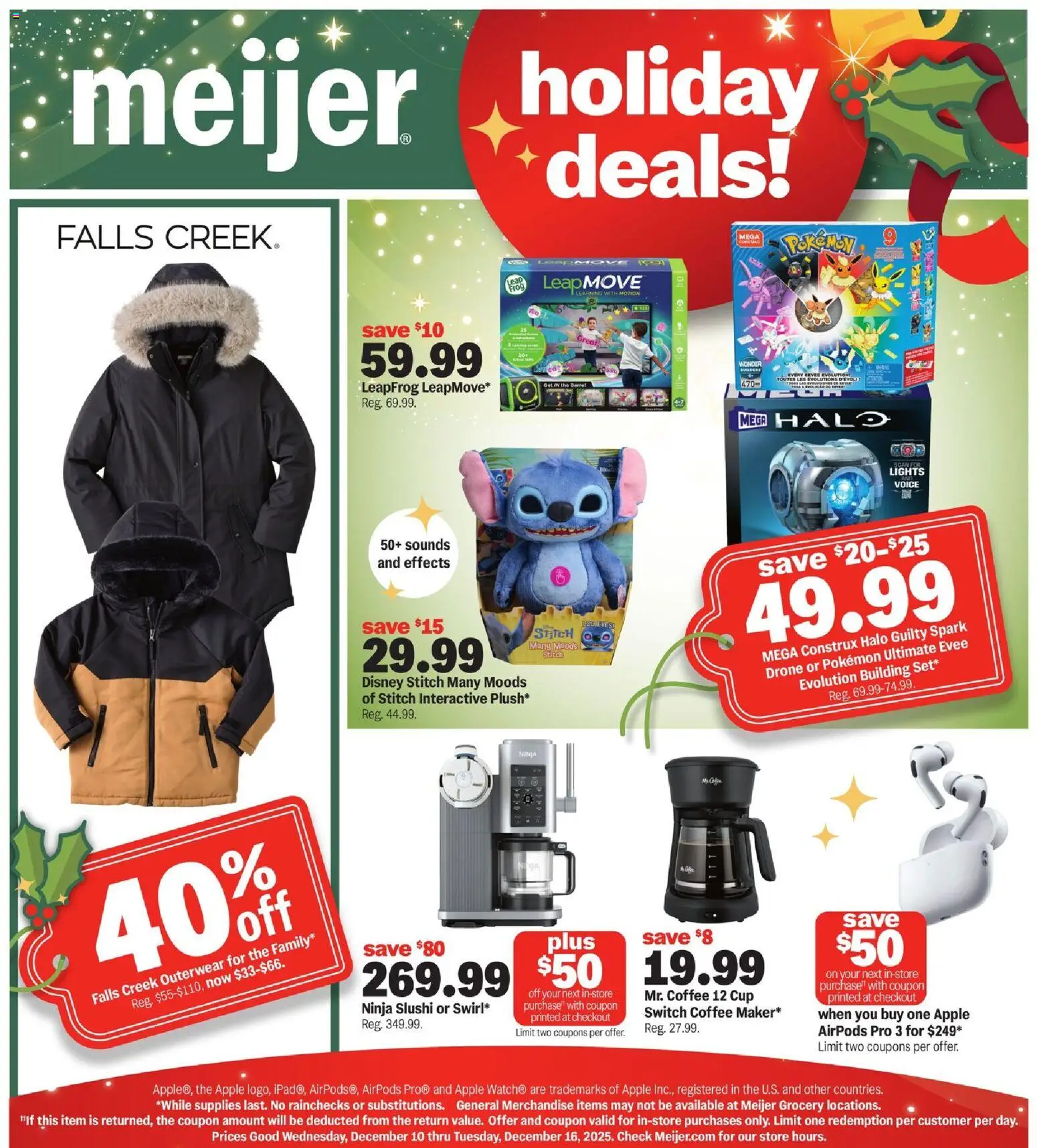 Ad Preview of Meijer Pullout GM - MI from 12/10/2025