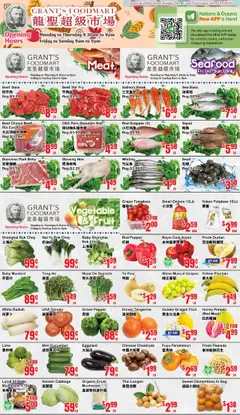 Preview of leaflet Weekly Flyer - Grant’s Foodmart from shop Oceans is valid from Oct 17, 2025