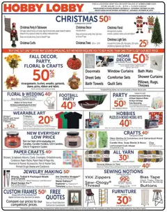 Ad Preview of Hobby Lobby Weekly Ad from 10/12/2025