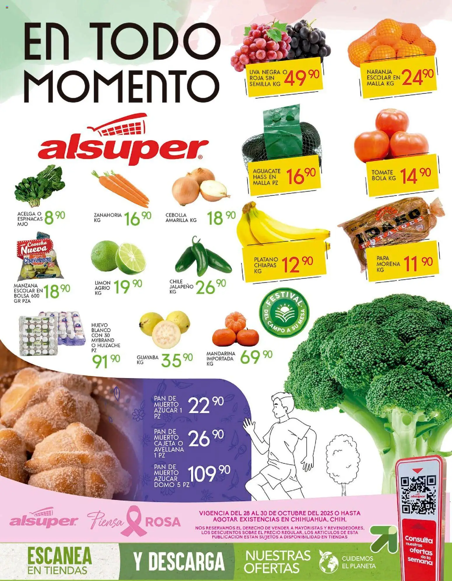 Vista previa las ofertas de la tienda Alsuper - Folleto desde el 28/10/2025 
