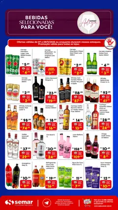 Pré-Visualização do folheto "Ofertas Adega" da loja Semar Supermercado válido a partir de 07/11/2025