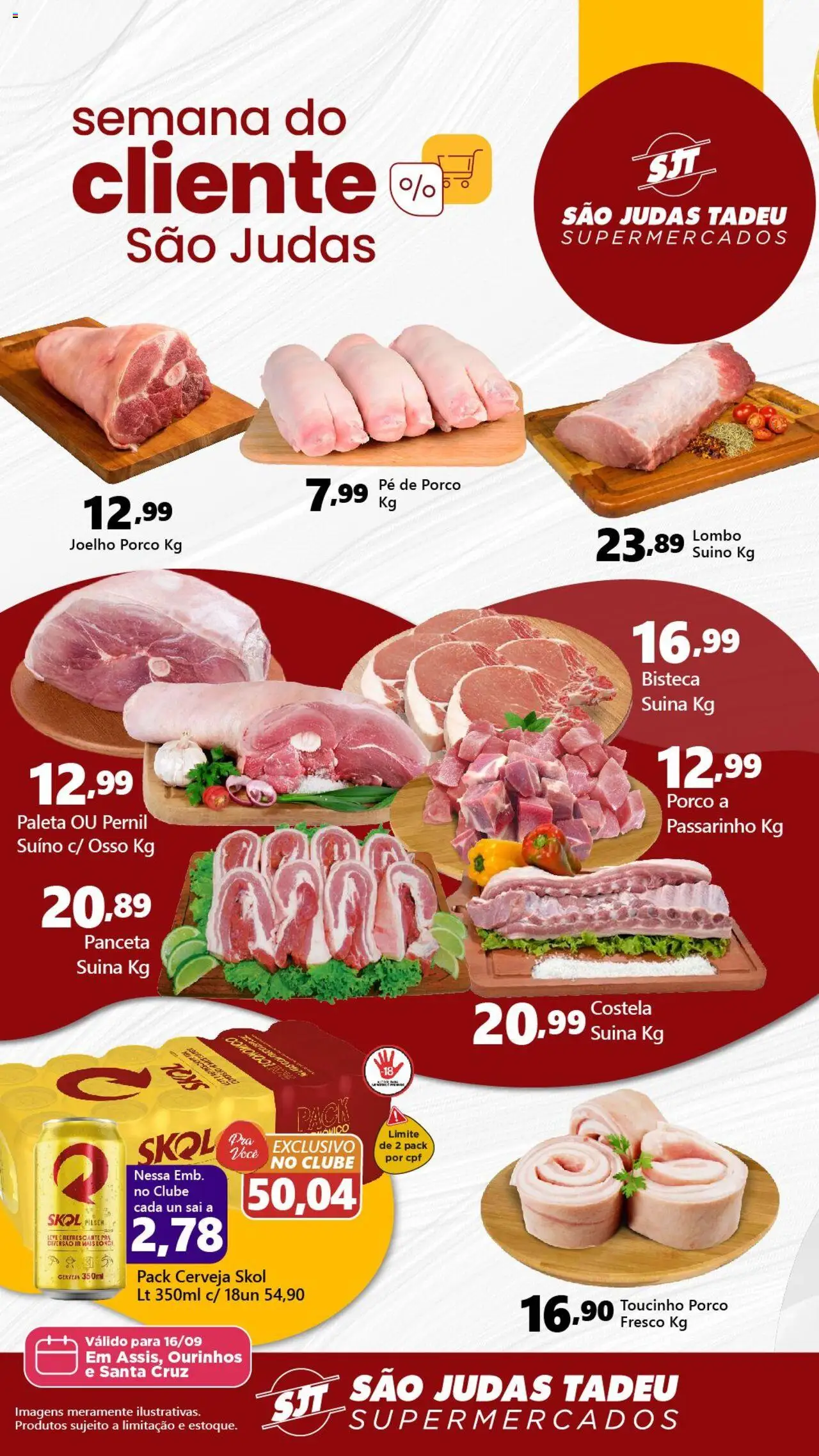 São Judas Tadeu folheto "Ofertas da semana" válido a partir de 16/09/2025 - número de página 1