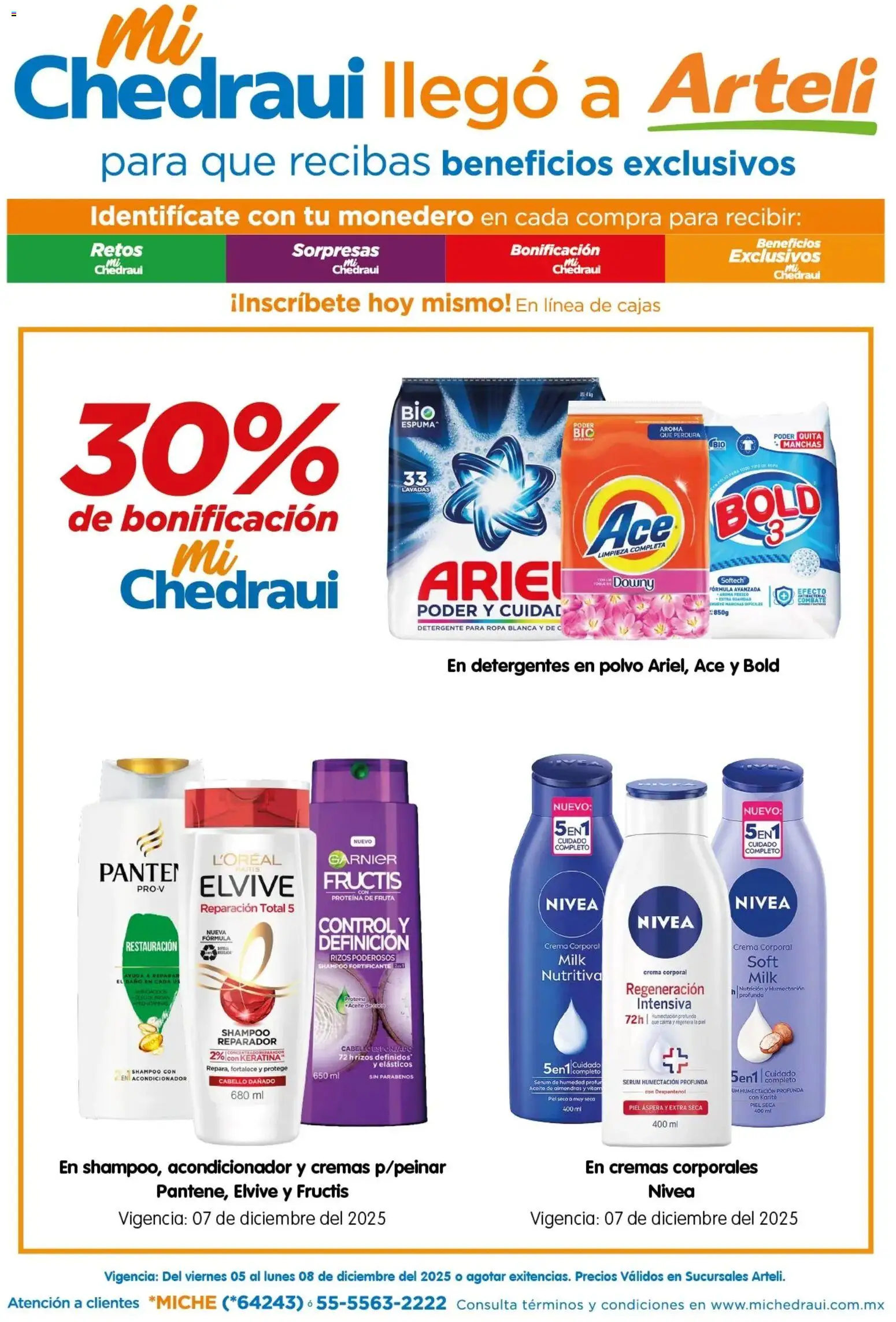 Vista previa las ofertas de la tienda Arteli - Folleto MiChedraui desde el 05/12/2025 