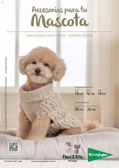 Vista previa las ofertas de la tienda El Corte Inglés - Catálogo Accesorios para tu mascota desde el 01/10/2025 