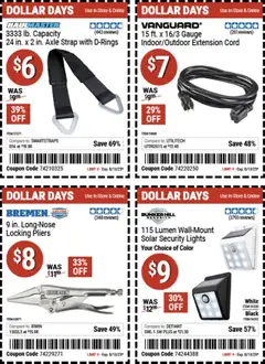 Ad Preview of Harbor Freight Dollar Days from 07/31/2025