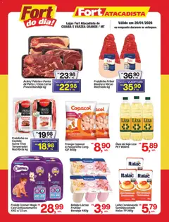 Pré-Visualização do folheto "Ofertas do Dia" da loja Fort Atacadista válido a partir de 20/01/2026