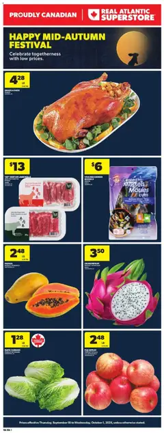 Preview of leaflet General Merchandise from shop Atlantic Superstore is valid from Sep 18, 2025