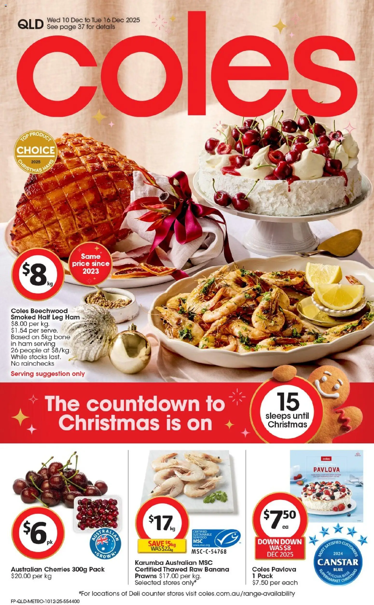 Preview of catalogue Catalogue QLD from shop Coles valid 10/12/2025