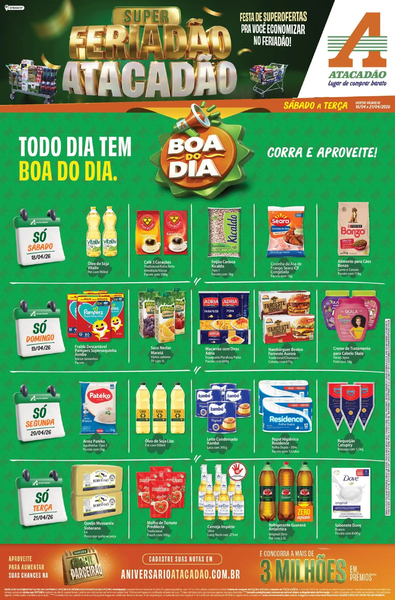 Pré-Visualização do folheto "Atacadão ofertas - SP" da loja Atacadão válido a partir de 18/04/2026