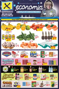 Pré-Visualização do folheto "Ofertas da semana" da loja X Supermercados válido a partir de 30/07/2025