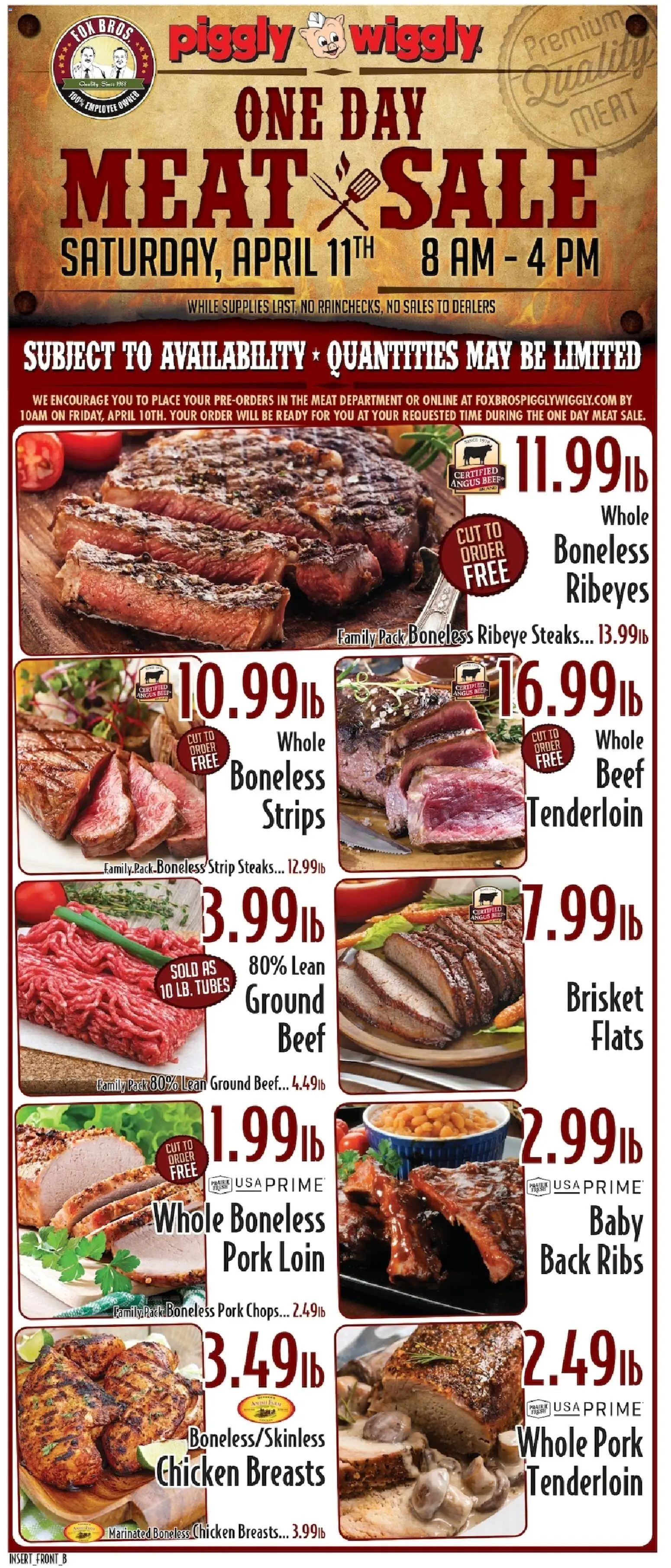Ad Preview of Piggly Wiggly Piggly Wiggly Weekly Ad from 04/08/2026