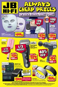 Preview of catalogue JB Hi-Fi Health Wellness catalogue from shop JB Hi-Fi valid 02/04/2026