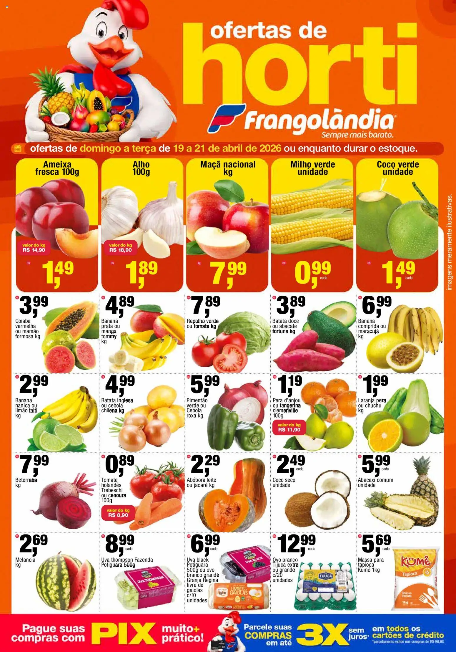 Pré-Visualização do folheto "Frangolândia - Ofertas da semana" da loja Frangolândia válido a partir de 19/04/2026