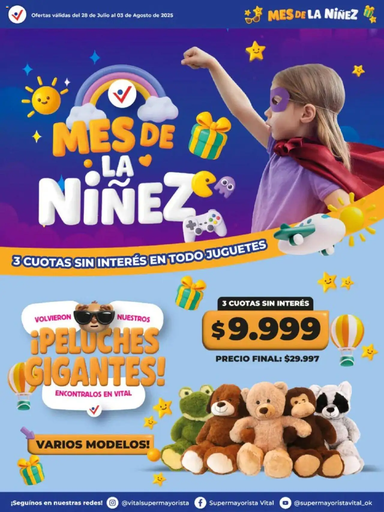 Vital Mes de la niñez del 28/07/2025 >> Catálogo