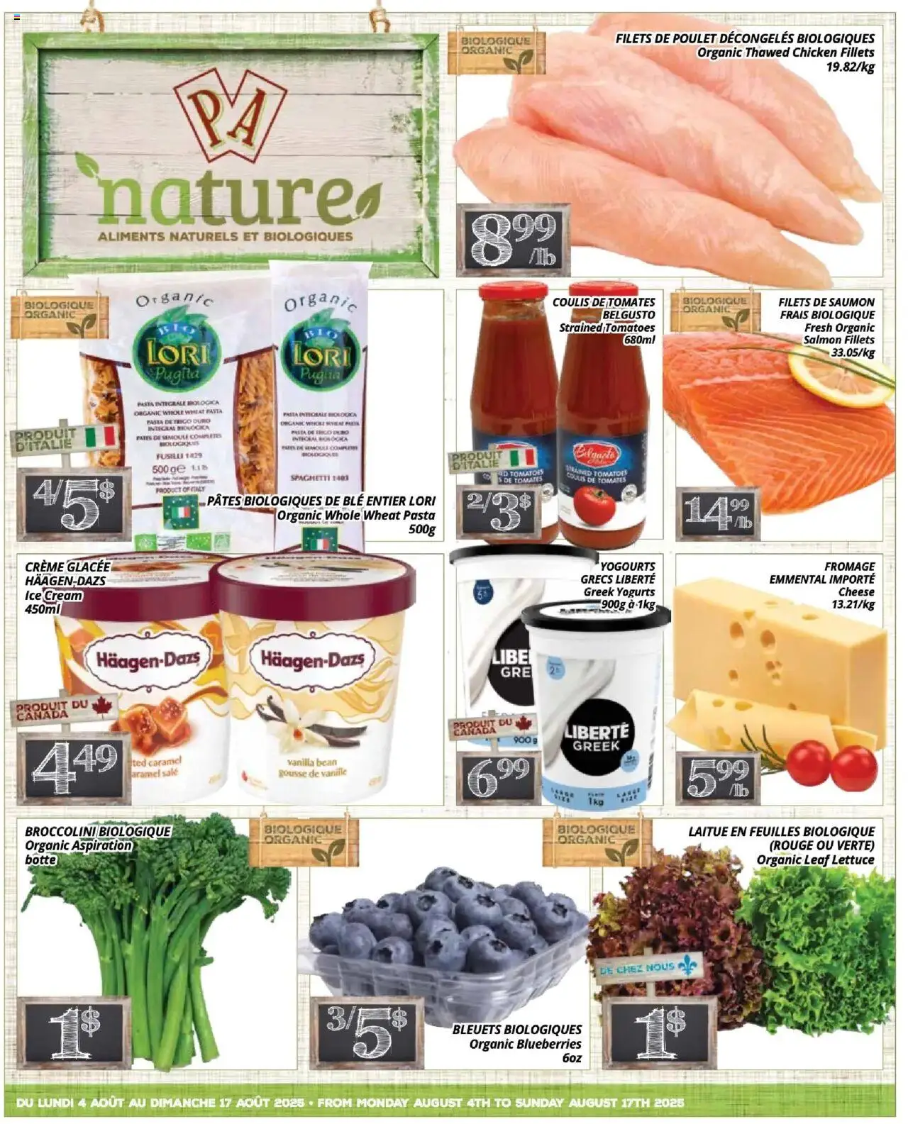 Pa Supermarché flyer valid from Aug 04, 2025 - page number 1
