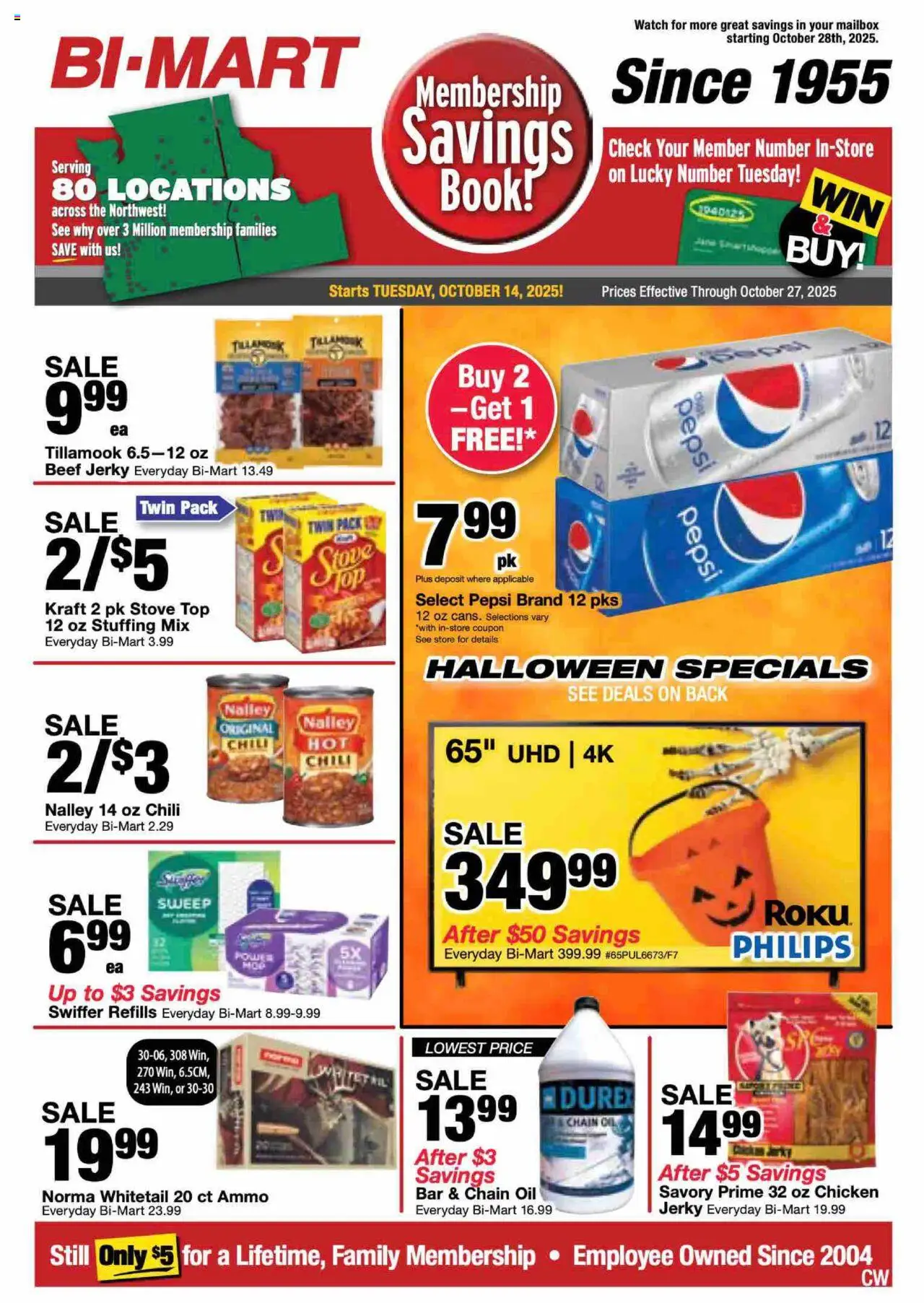 Bi-Mart Weekly Ad from 10/14/2025 - Flyer - Page number 1