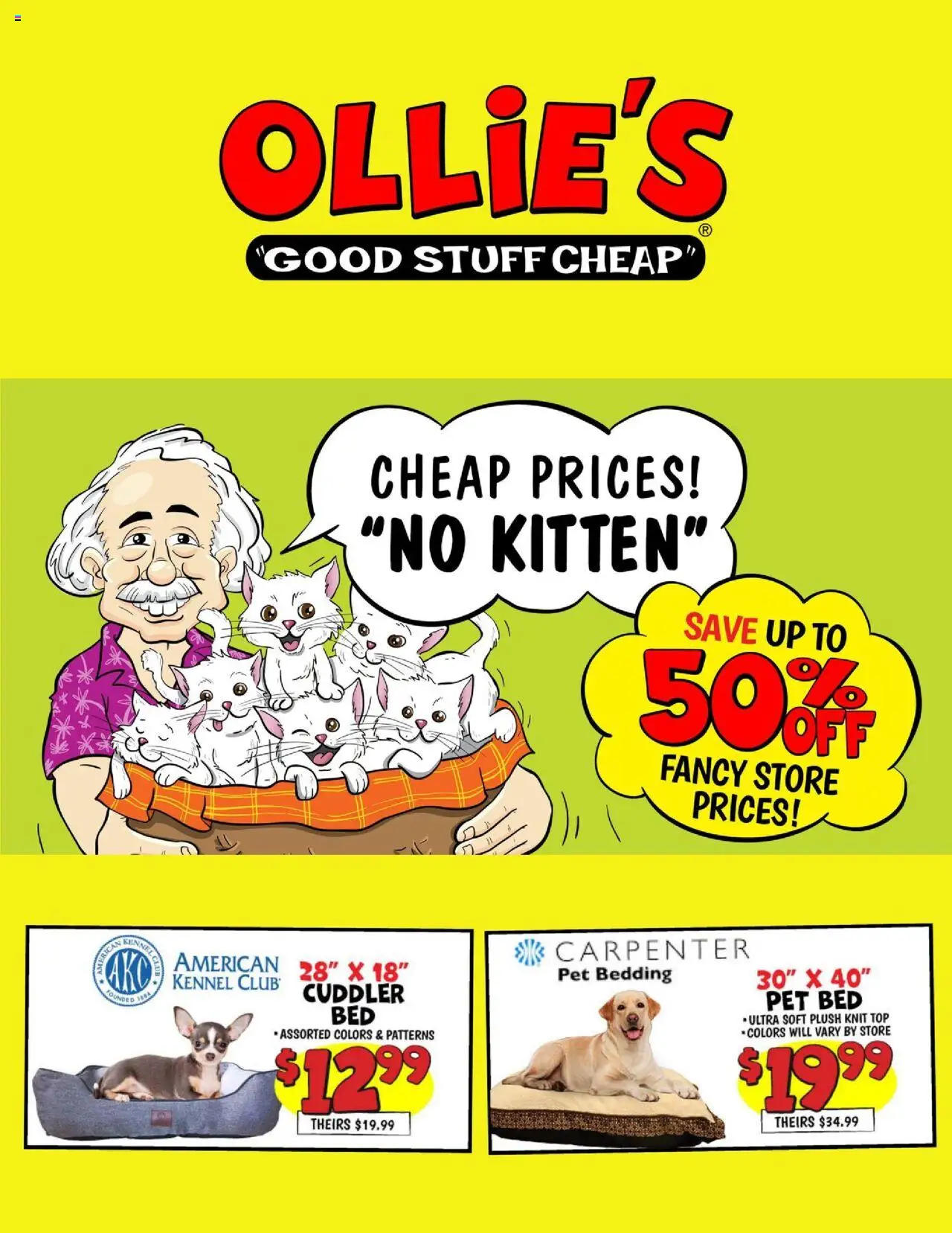 Ollie's Weekly Ad from 07/08/2025 - Flyer - Page number 1