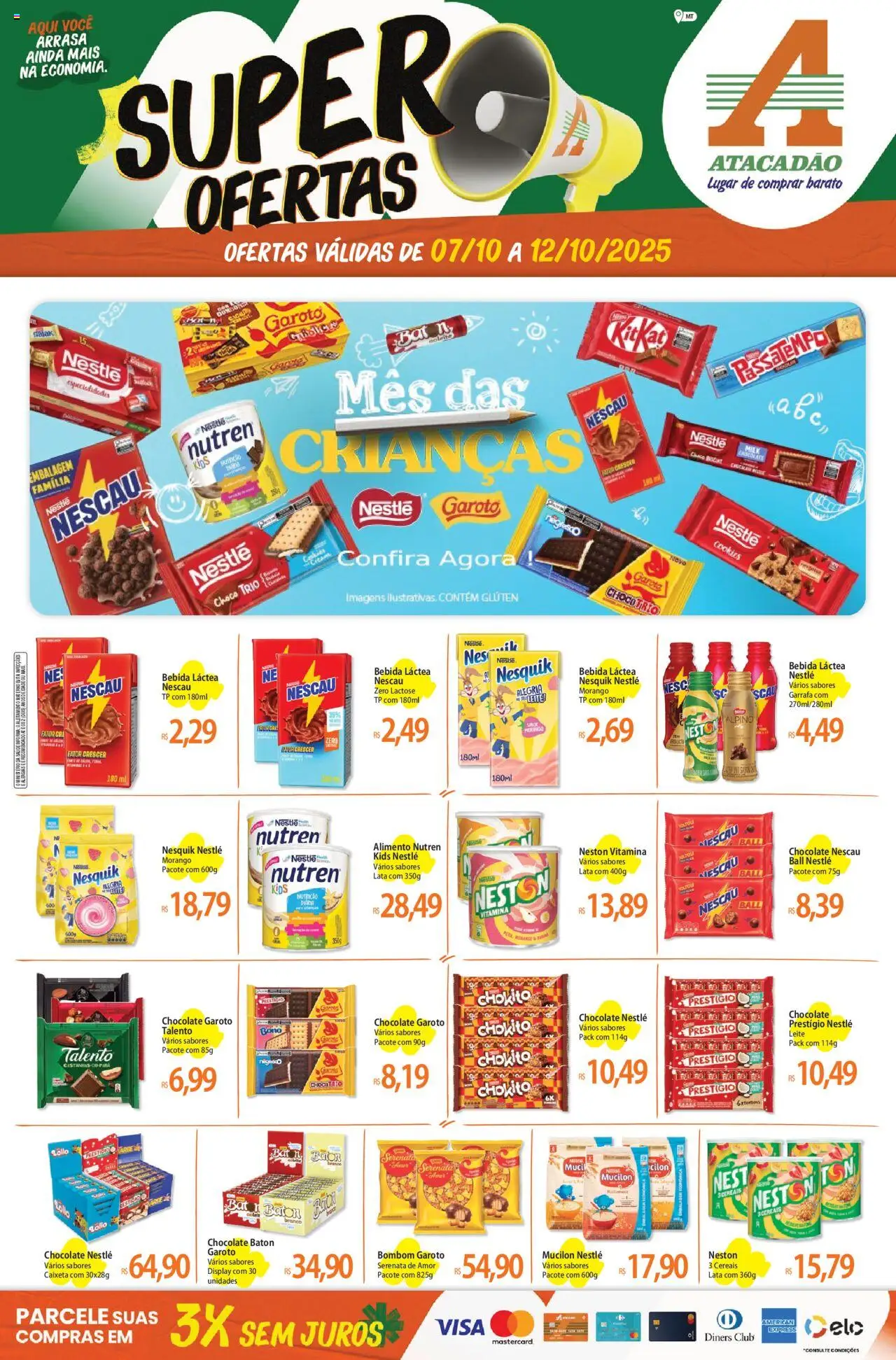 Atacadão folheto "Ofertas - MT" válido a partir de 07/10/2025 - número de página 1