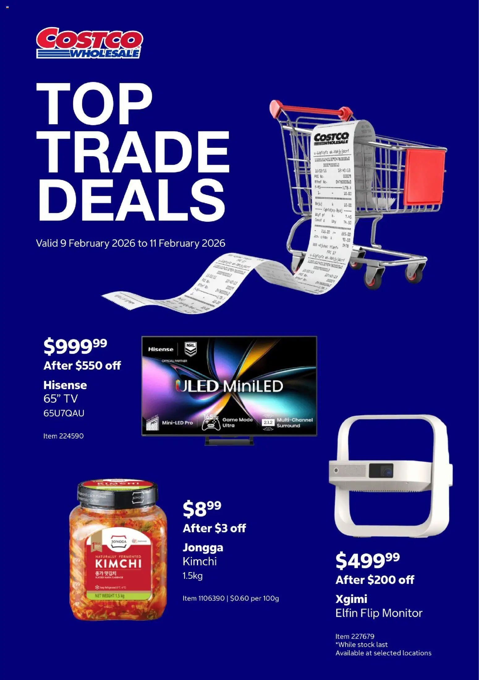 Preview of catalogue Trade Deals from shop Costco valid 09/02/2026