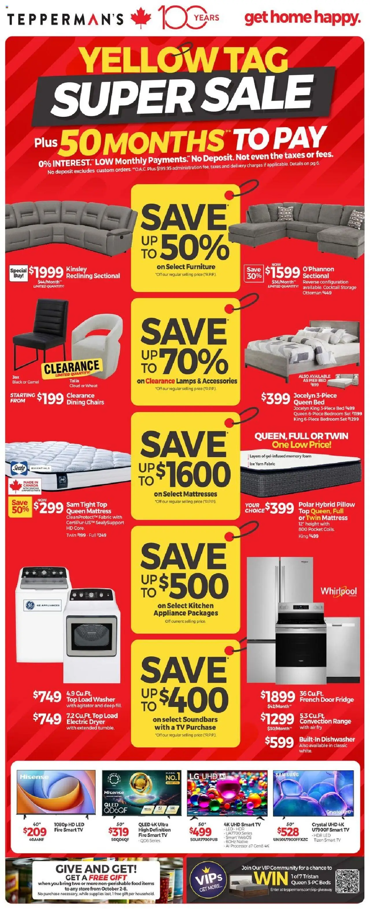 Tepperman's flyer valid from Oct 02, 2025 - page number 1