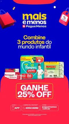 Pré-Visualização do folheto "Catálogo atual" da loja Pague Menos válido a partir de 04/08/2025