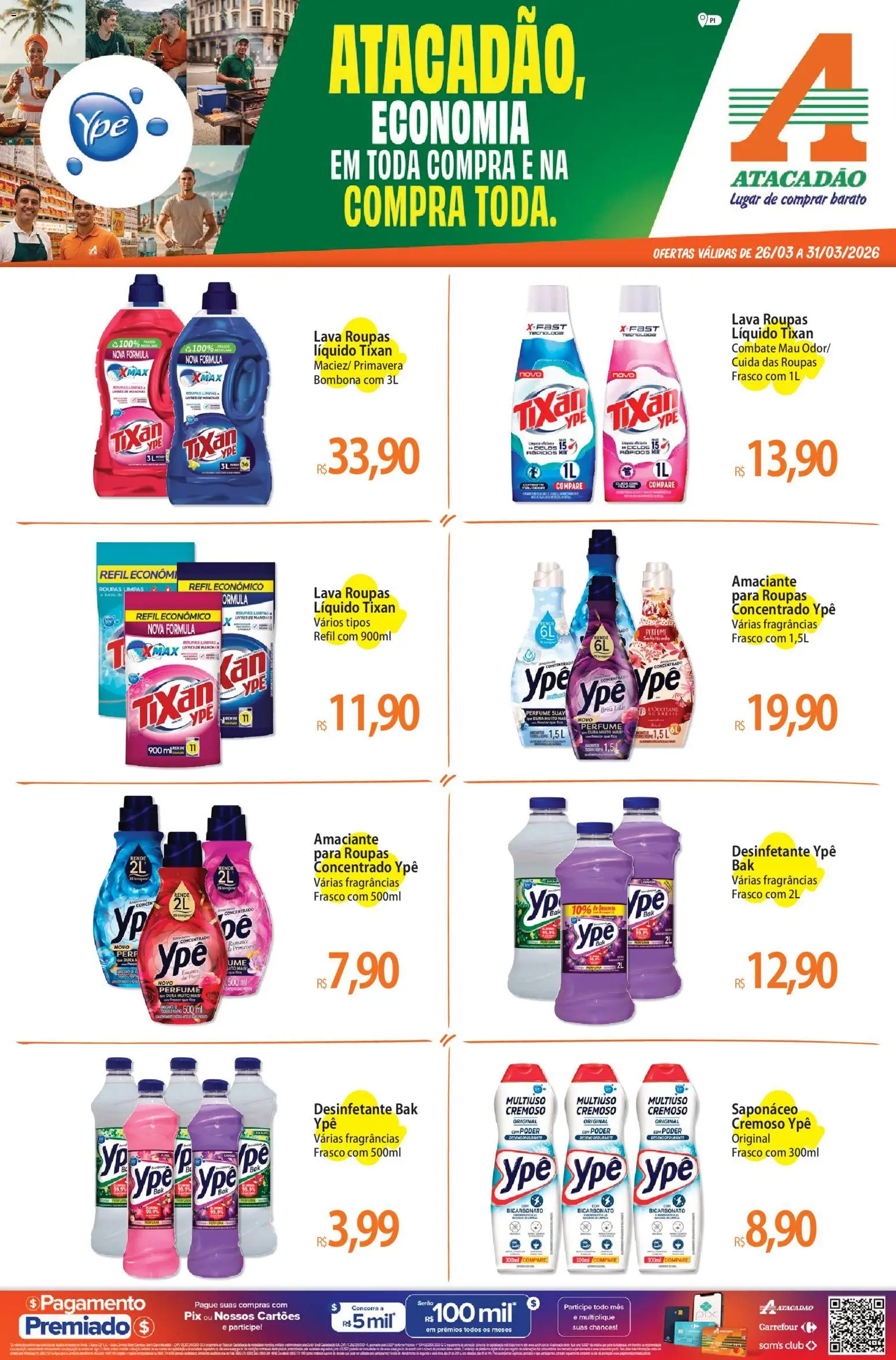 Pré-Visualização do folheto "Atacadão ofertas - PI" da loja Atacadão válido a partir de 26/03/2026