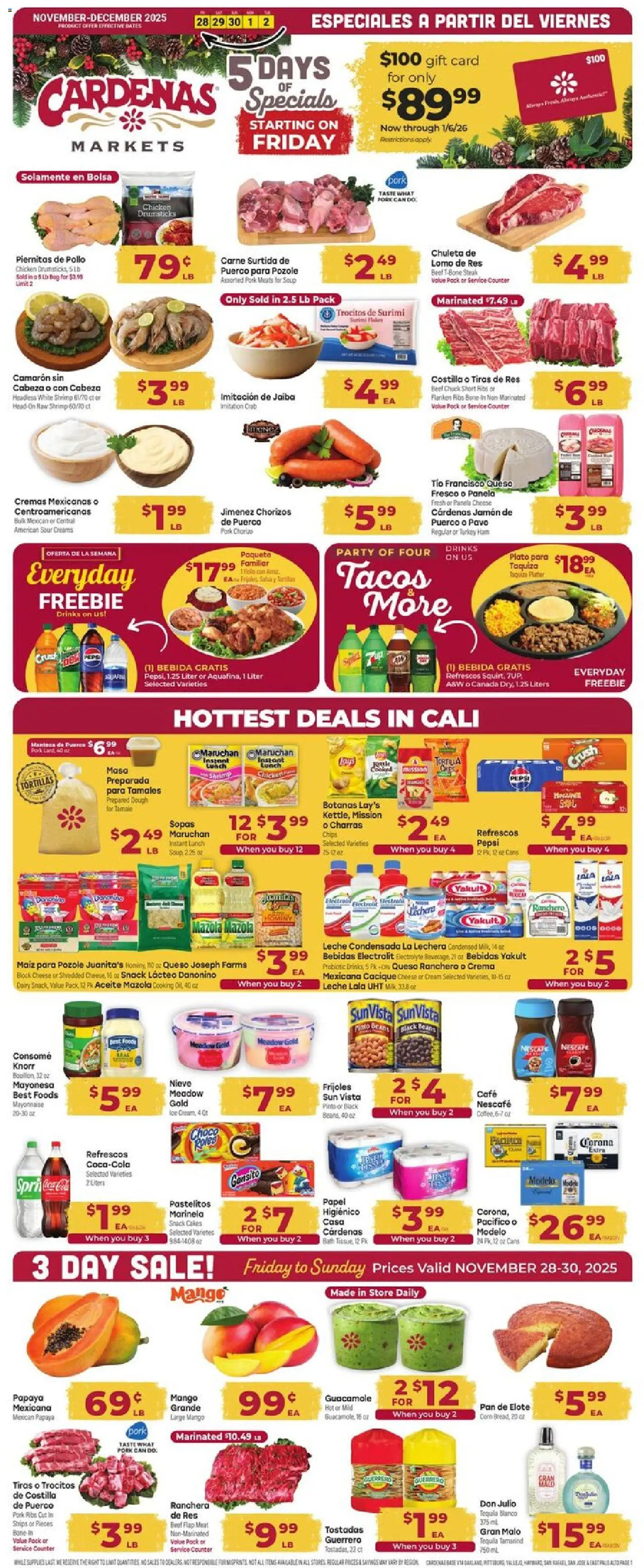 Ad Preview of Cardenas Weekly Ad from 11/28/2025