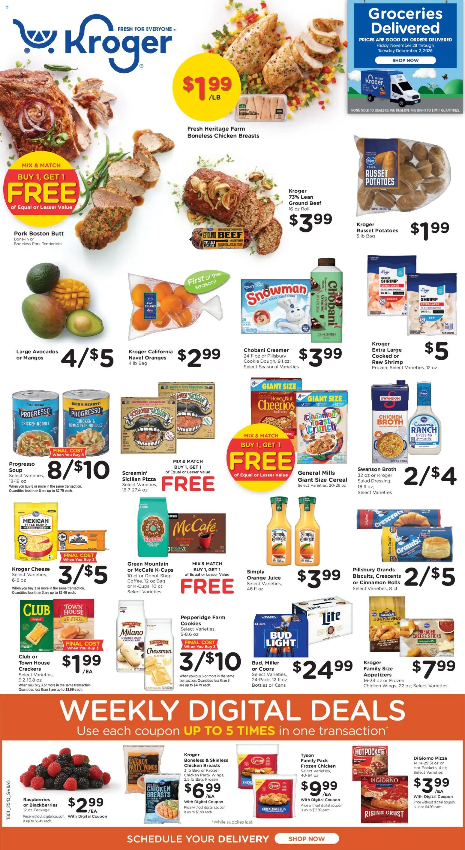 Ad Preview of Kroger Ad from 11/28/2025