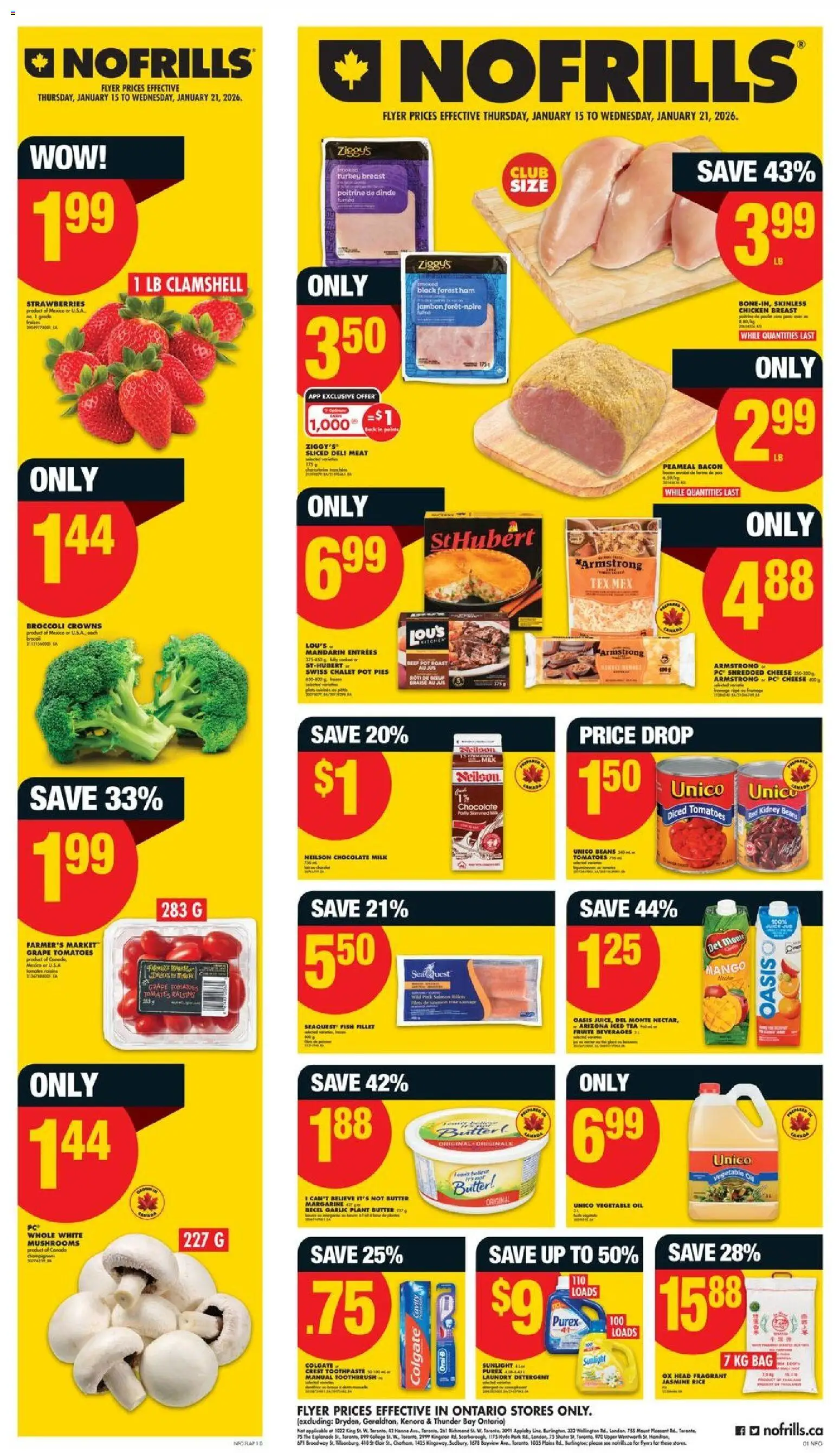 Preview of leaflet Weekly Flyer - ON from shop No Frills is valid from Jan 15, 2026