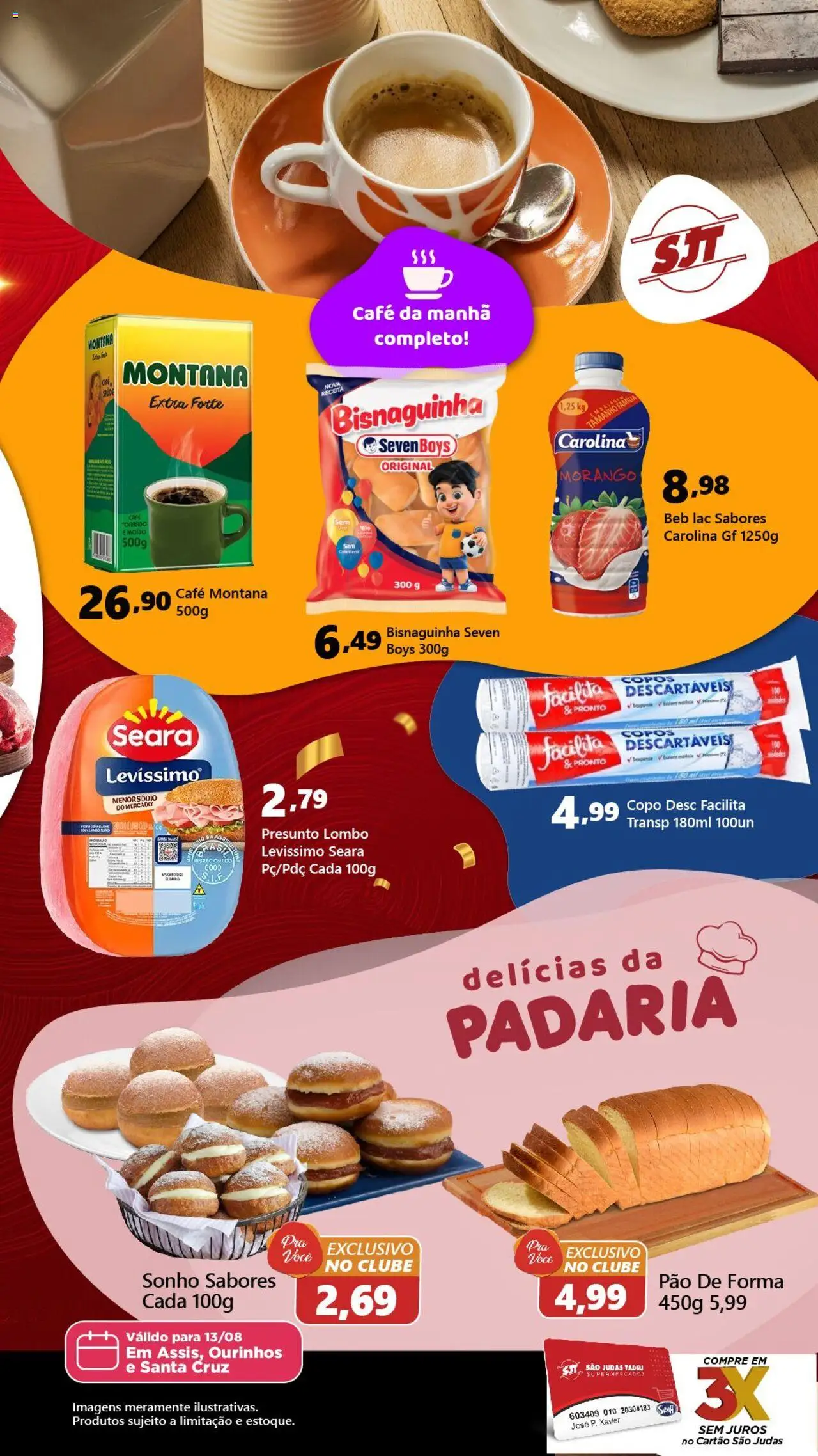 São Judas Tadeu folheto "Ofertas da semana" válido a partir de 13/08/2025 - número de página 1