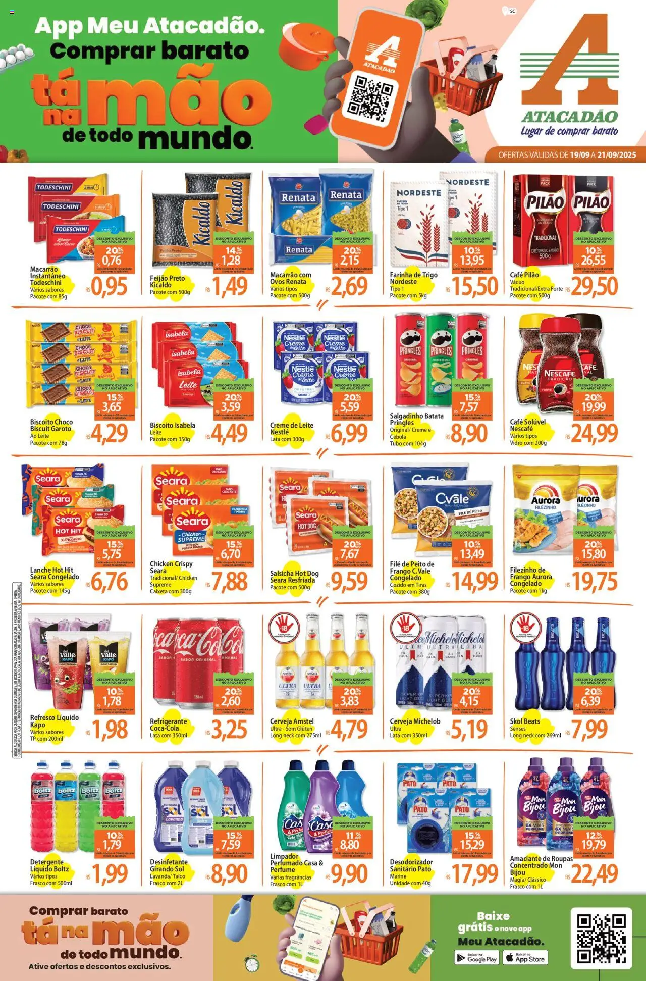 Atacadão folheto "Ofertas - SC" válido a partir de 19/09/2025 - número de página 1