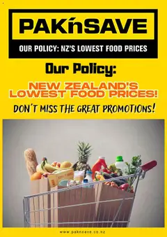 Preview of catalogue Catalogue from shop Pak n Save valid 1 Sept 2025