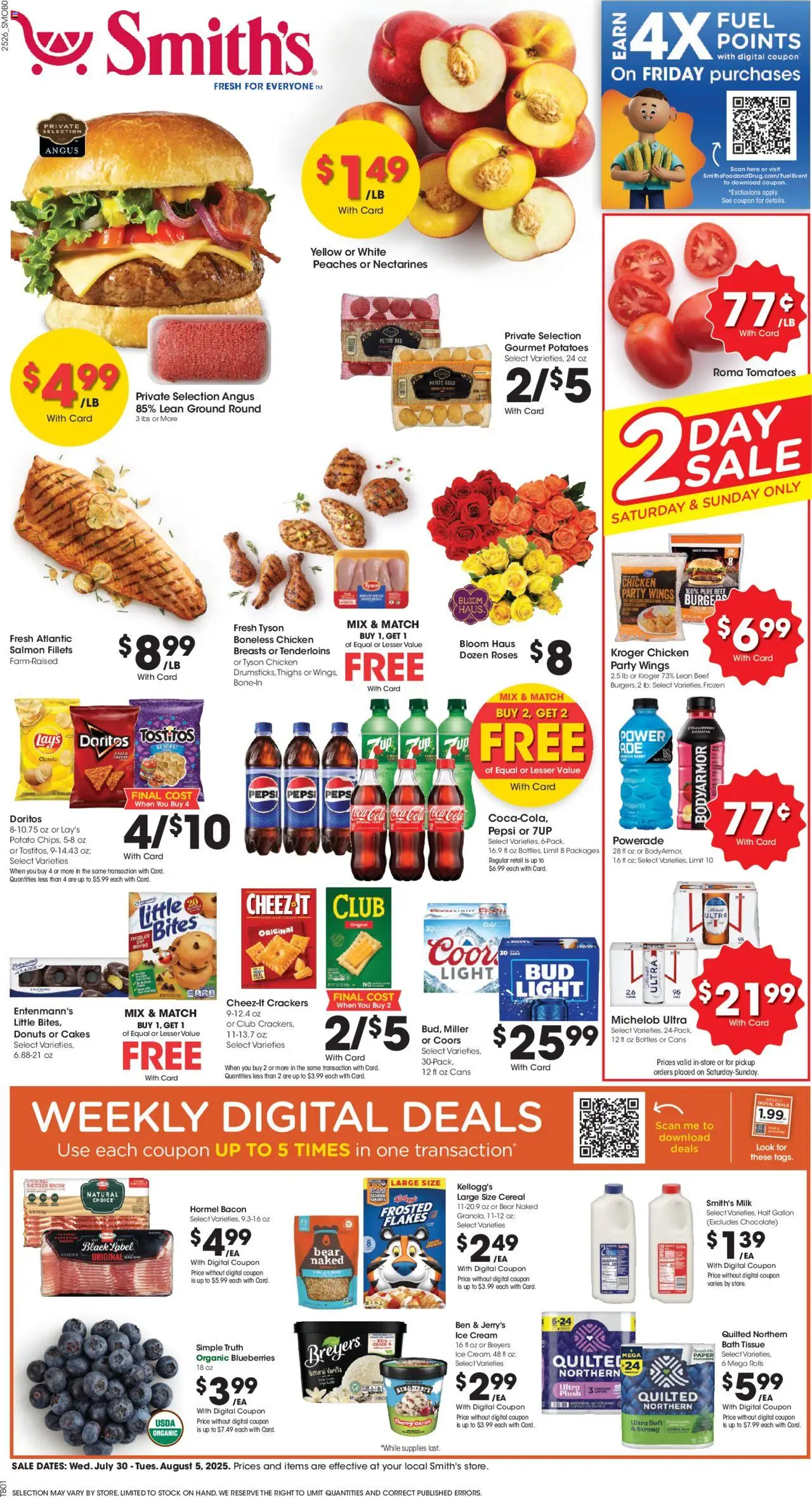 Smith's Weekly Ad - ID from 07/30/2025 - Flyer - Page number 1