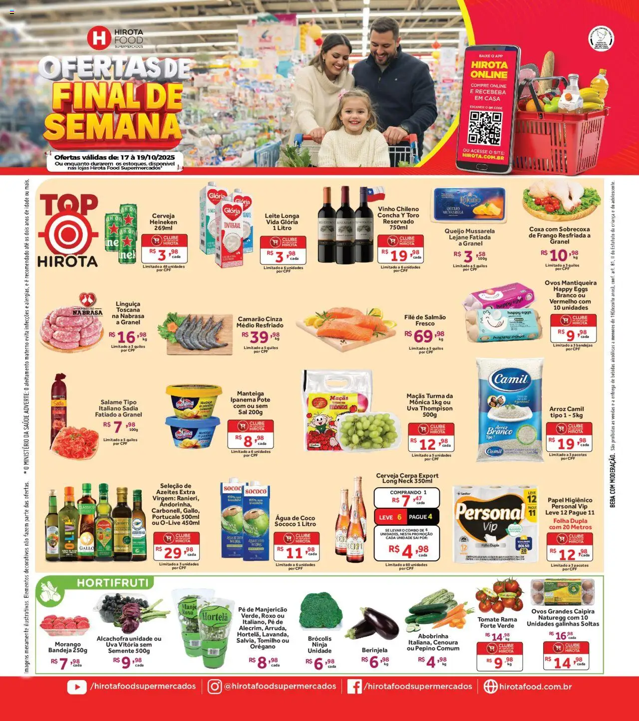 Hirota Food folheto "Ofertas Final de Semana" válido a partir de 17/10/2025 - número de página 1