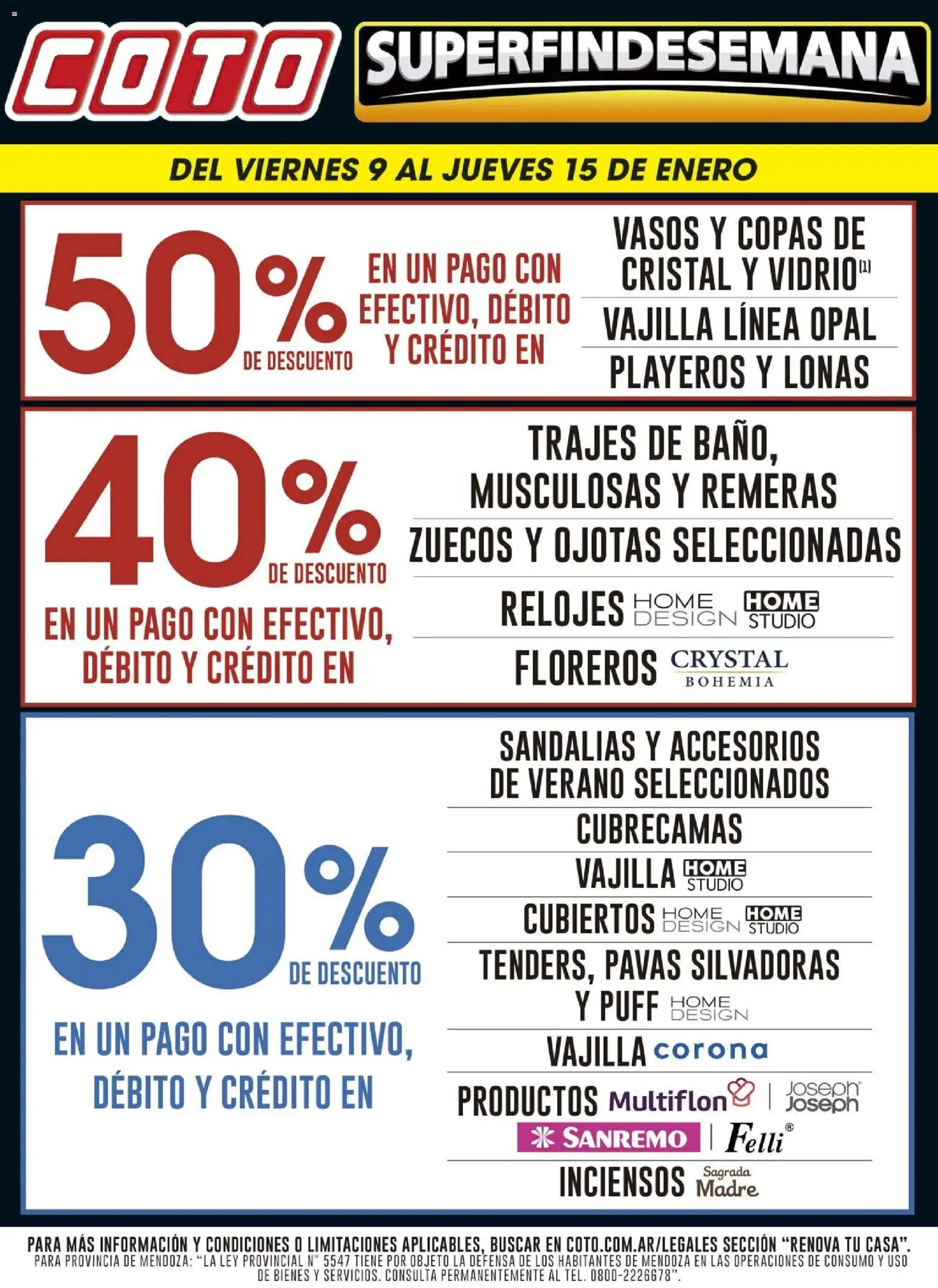 Vista previa del folleto de la tienda Coto válido desde el 09/01/2026 