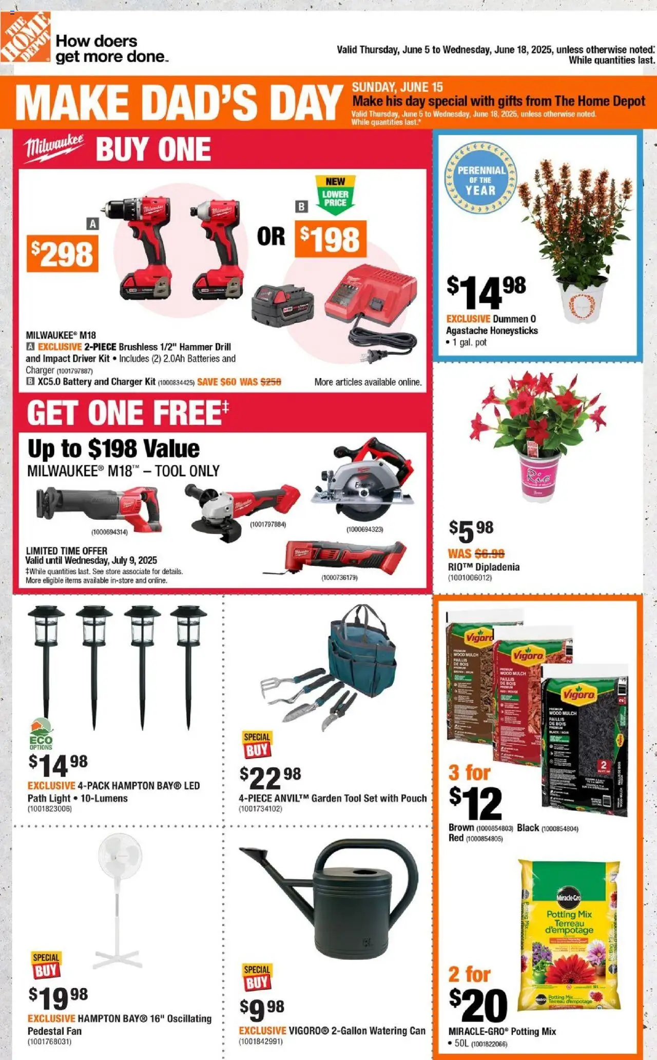 Home Depot flyer valid from Jun 05, 2025 - page number 1