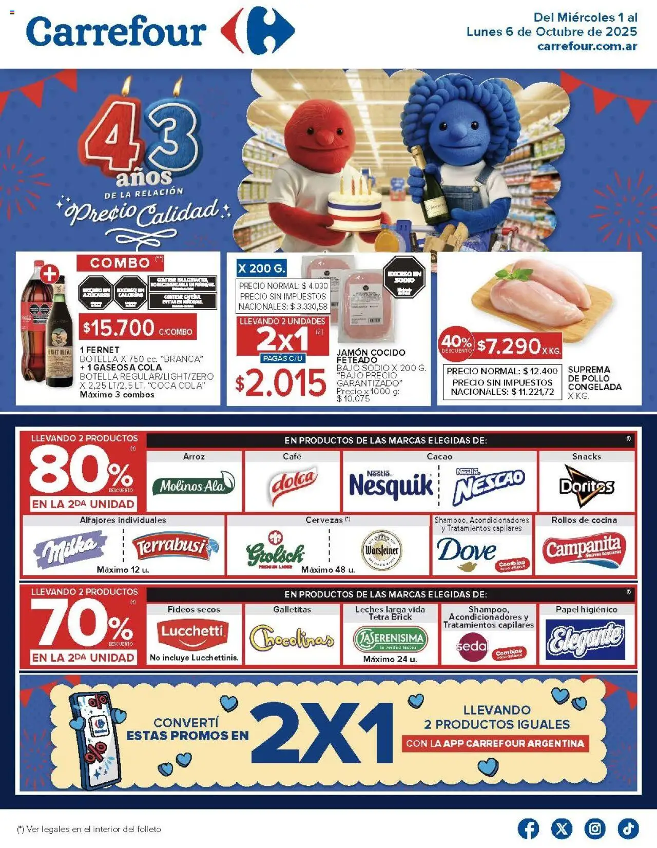 Carrefour Ofertas - Corrientes del 01/10/2025 >> Catálogo