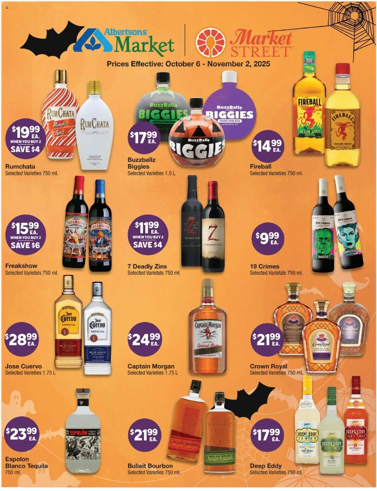 United Supermarkets Alcohol Ad from 10/06/2025 - Flyer - Page number 1