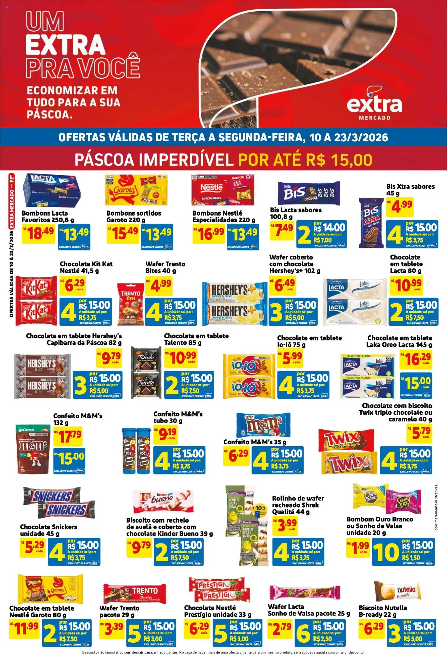 Pré-Visualização do folheto "Extra ofertas de Mercado Quinzenal" da loja Extra válido a partir de 10/03/2026