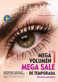 Vista previa las ofertas de la tienda Oriflame - Campaña 1 2026 desde el 27/12/2025 