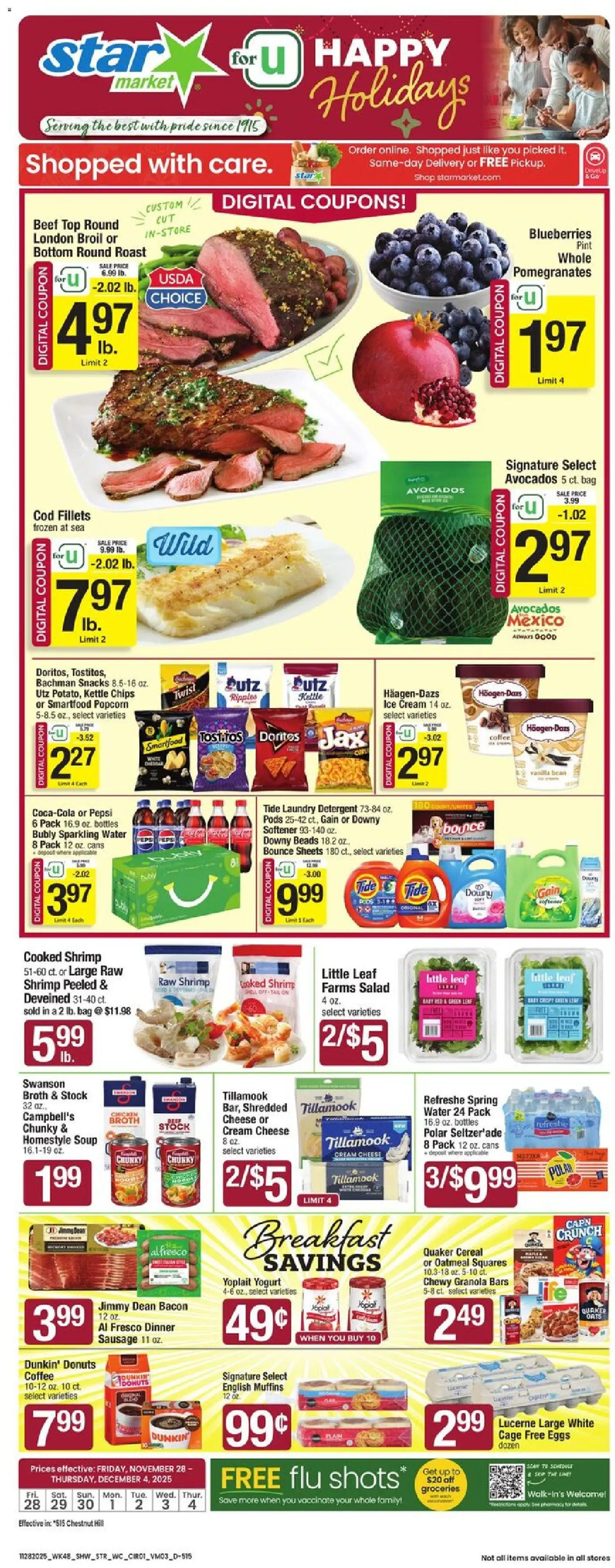 Ad Preview of Star Market Weekly Ad from 11/28/2025
