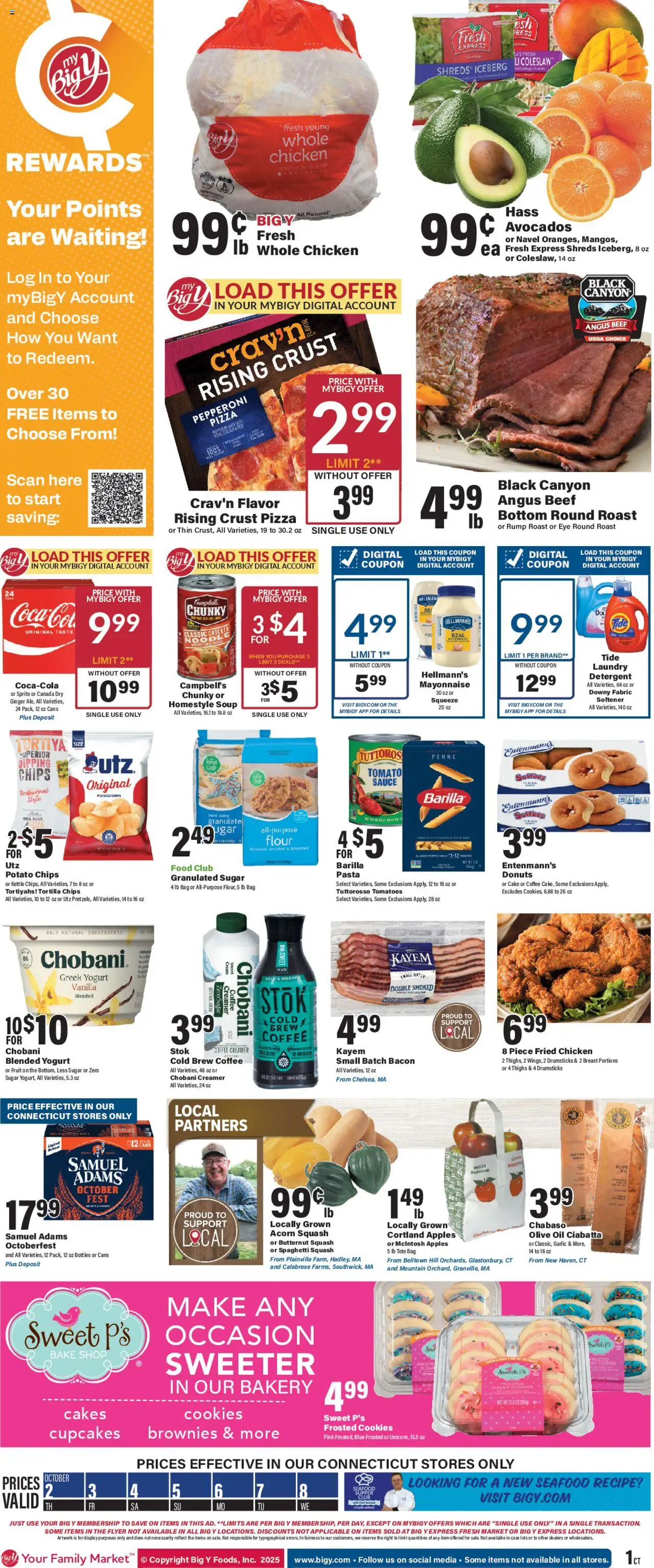 Big Y Weekly Ad from 10/02/2025 - Flyer - Page number 1