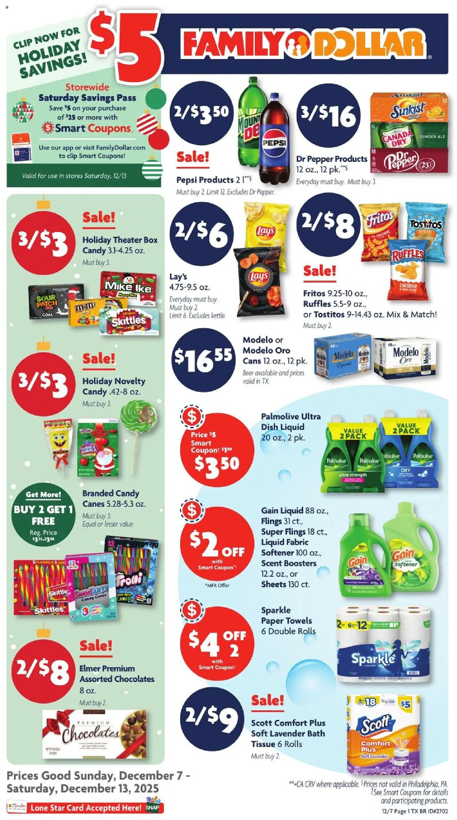 Ad Preview of Family Dollar Weekly Ad from 12/07/2025