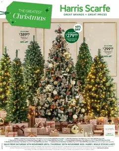 Preview of catalogue Catalogue from shop Harris Scarfe valid 07/11/2025