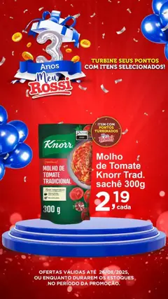 Pré-Visualização do folheto "Ofertas da semana" da loja Rossi Supermercados válido a partir de 21/08/2025