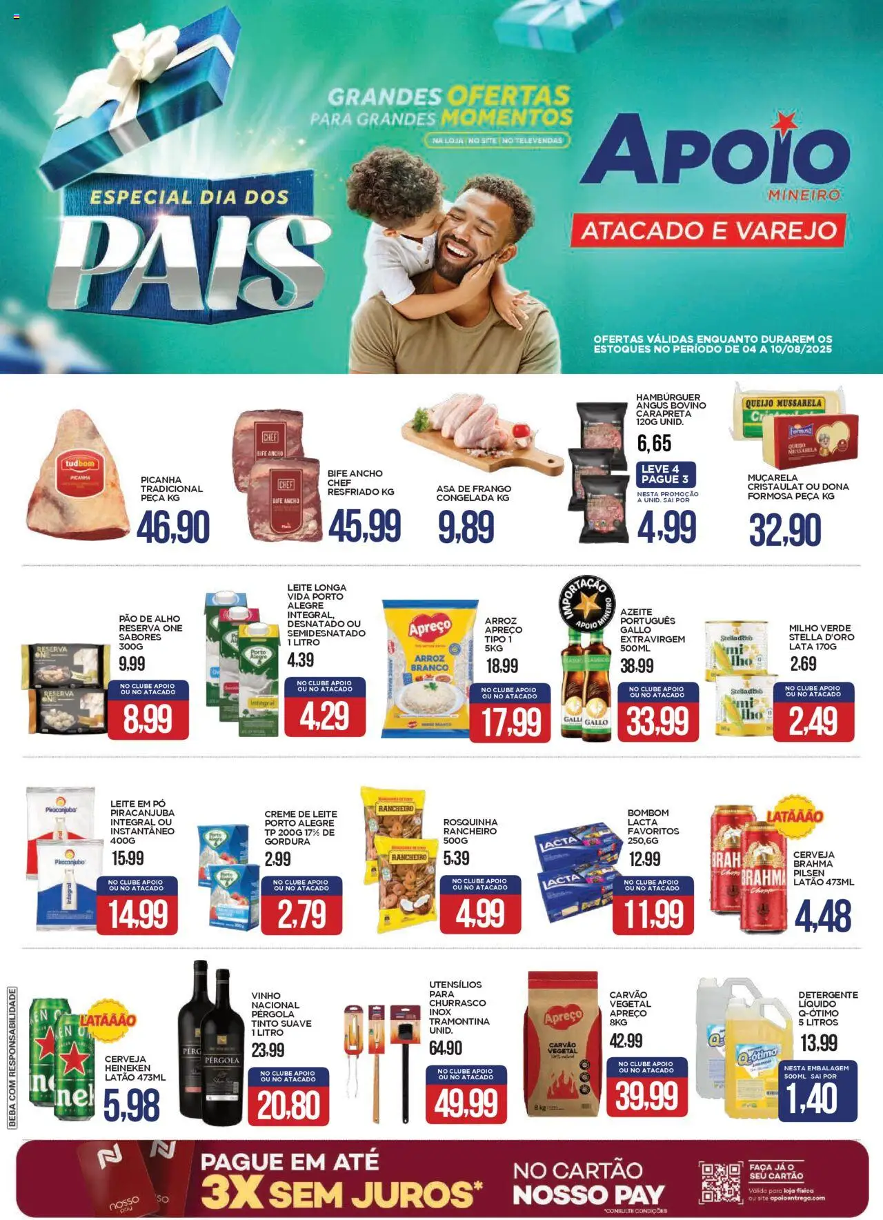Apoio Mineiro folheto "Ofertas da semana" válido a partir de 04/08/2025 - número de página 1