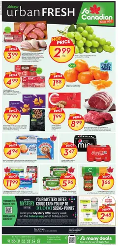 Un aperçu du dépliant Weekly Flyer - ON du magasin Sobeys est valide à partir 19 févr. 2026